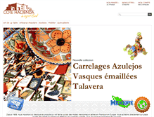 Tablet Screenshot of cotehacienda.com